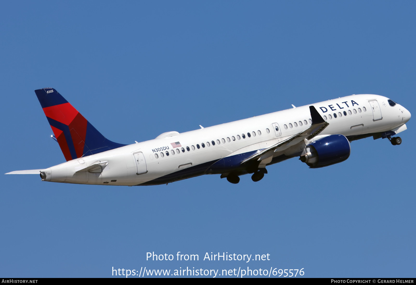 Aircraft Photo of N305DU | Airbus A220-371 (BD-500-1A11) | Delta Air Lines | AirHistory.net #695576