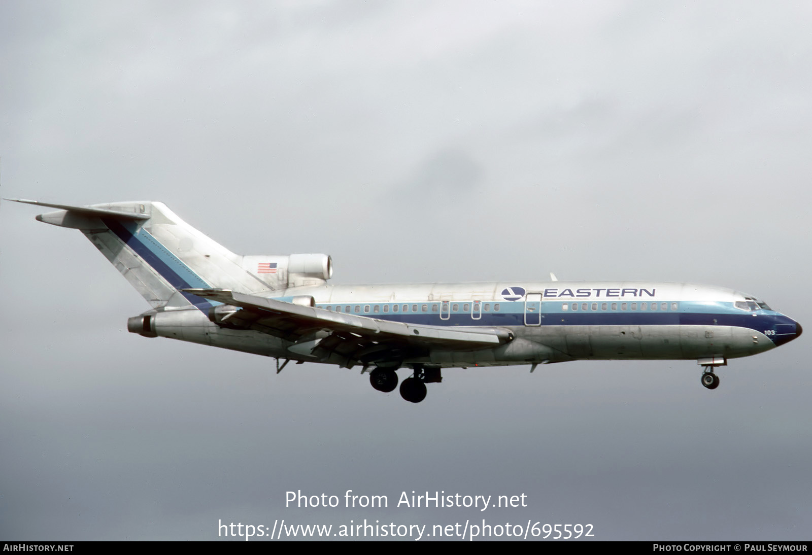 Aircraft Photo of N8103N | Boeing 727-25 | Eastern Air Lines | AirHistory.net #695592