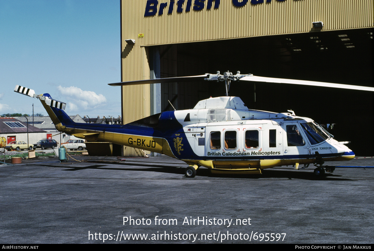 Aircraft Photo of G-BKJD | Bell 214ST SuperTransport | British Caledonian Helicopters | AirHistory.net #695597