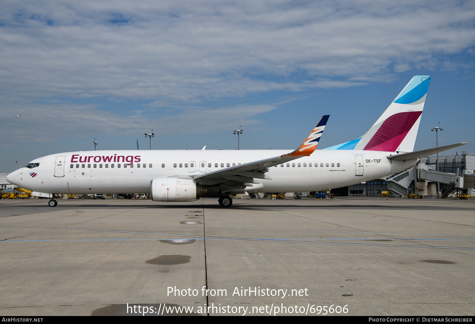 Aircraft Photo of OK-TSF | Boeing 737-8GJ | Eurowings | AirHistory.net #695606