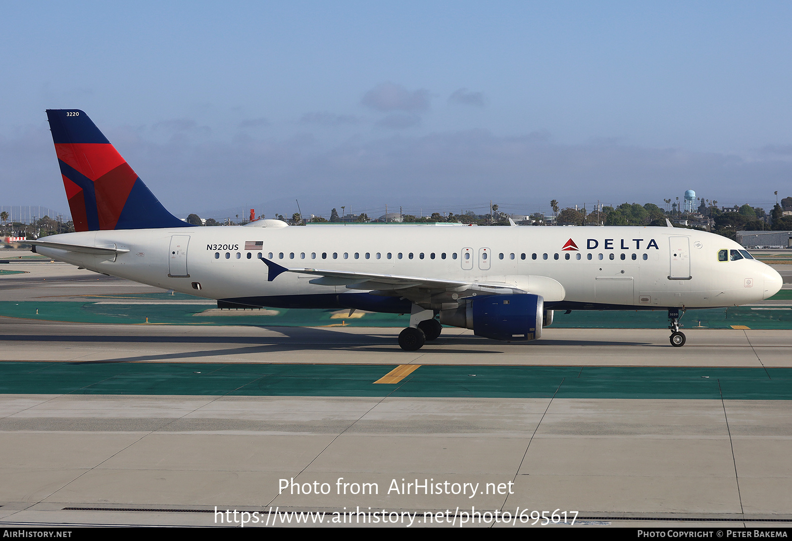 Aircraft Photo of N320US | Airbus A320-211 | Delta Air Lines | AirHistory.net #695617