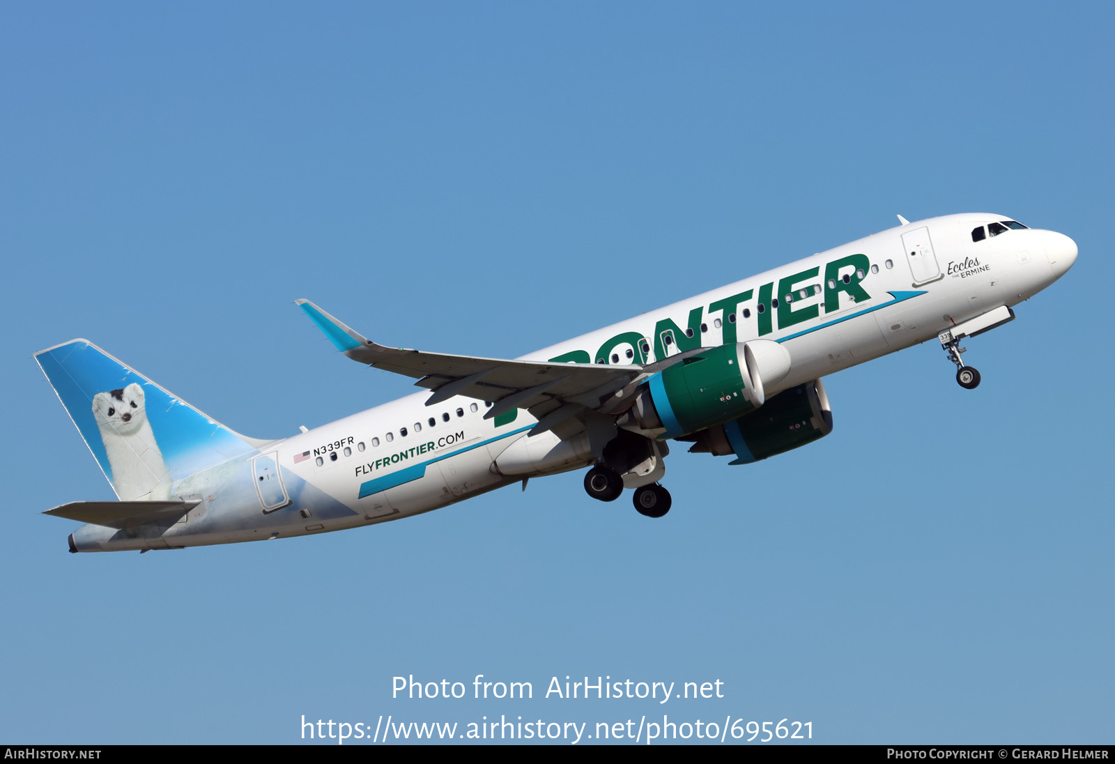 Aircraft Photo of N339FR | Airbus A320-251N | Frontier Airlines | AirHistory.net #695621