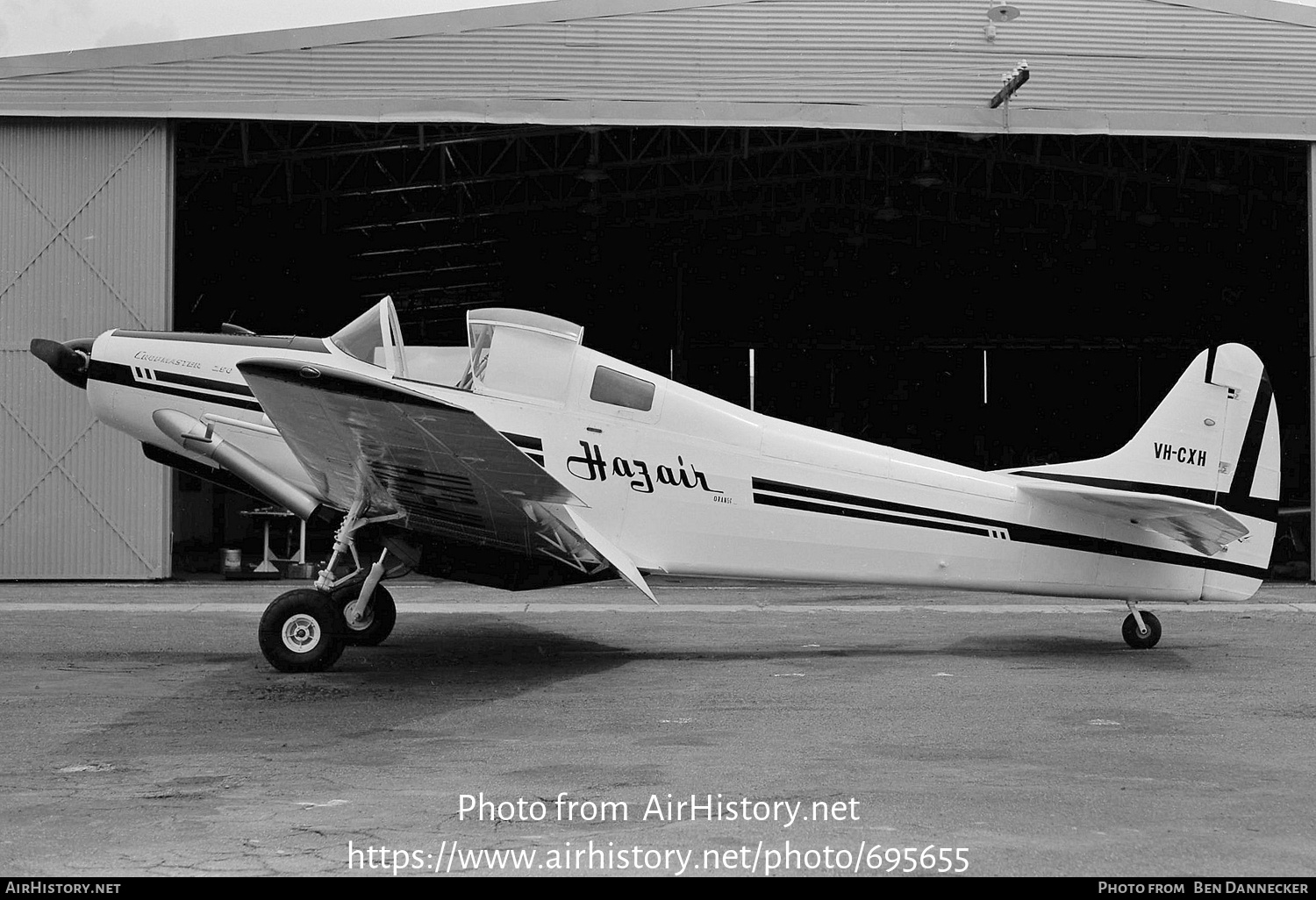 Aircraft Photo of VH-CXH | Yeoman YA1 Cropmaster 250 | Hazair | AirHistory.net #695655