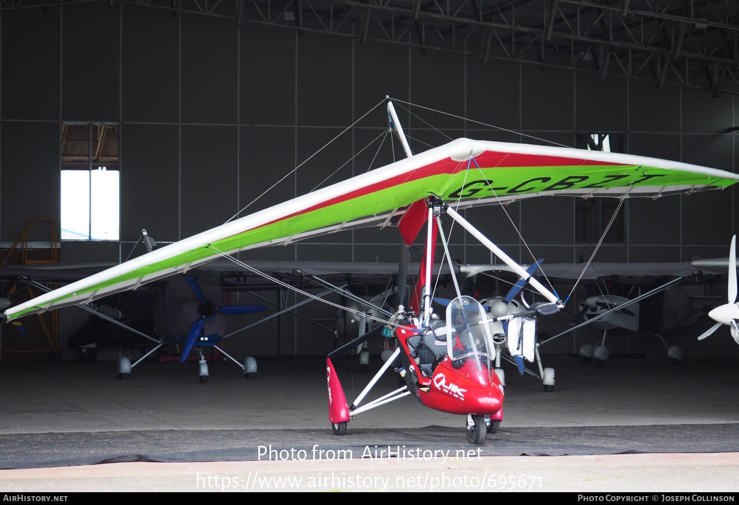 Aircraft Photo of G-CBZT | Cyclone Airsports Pegasus Quik | AirHistory.net #695671