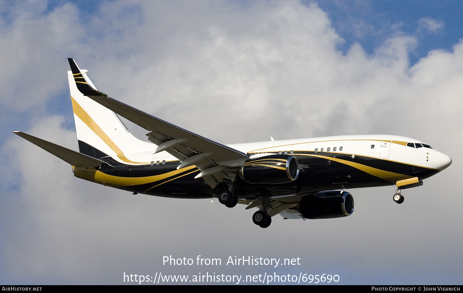 Aircraft Photo of 9H-GGG | Boeing 737-7ZH BBJ | AirHistory.net #695690