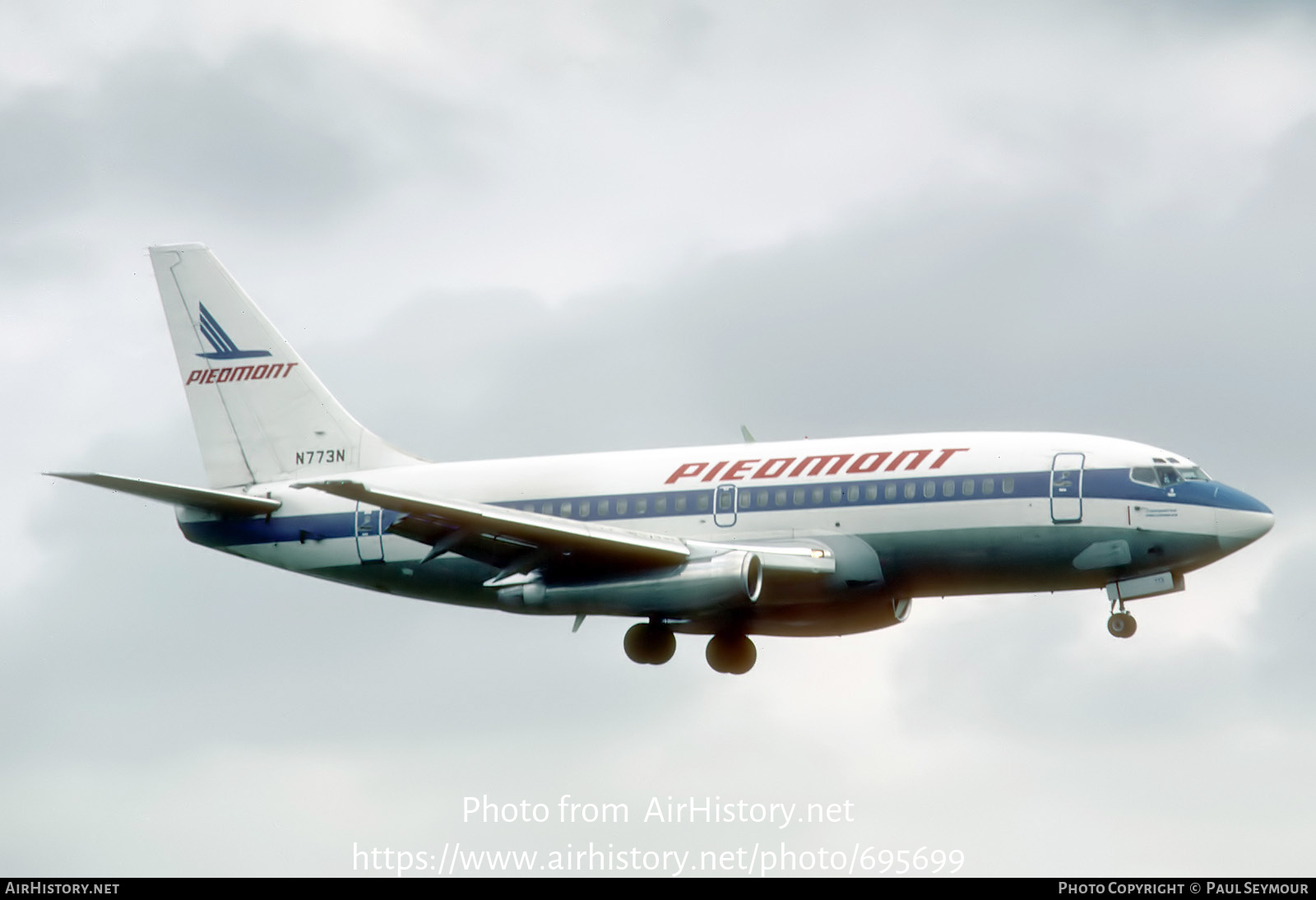 Aircraft Photo of N773N | Boeing 737-201/Adv | Piedmont Airlines | AirHistory.net #695699