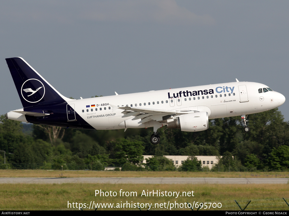 Aircraft Photo of D-ABGH | Airbus A319-112 | Lufthansa City | AirHistory.net #695700