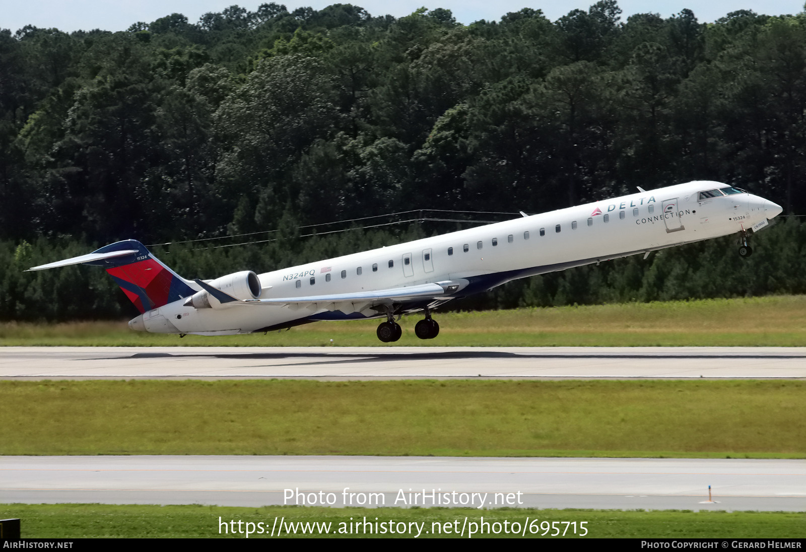 Aircraft Photo of N324PQ | Bombardier CRJ-900LR NG (CL-600-2D24) | Delta Connection | AirHistory.net #695715