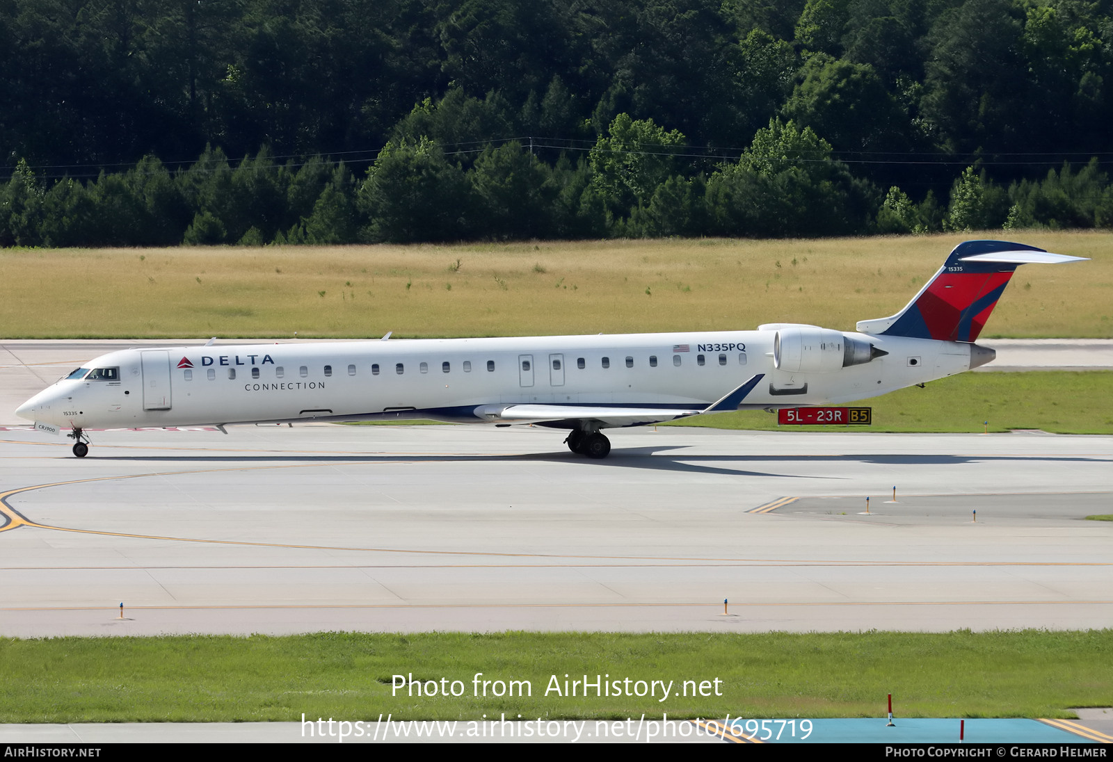 Aircraft Photo of N335PQ | Bombardier CRJ-900LR NG (CL-600-2D24) | Delta Connection | AirHistory.net #695719