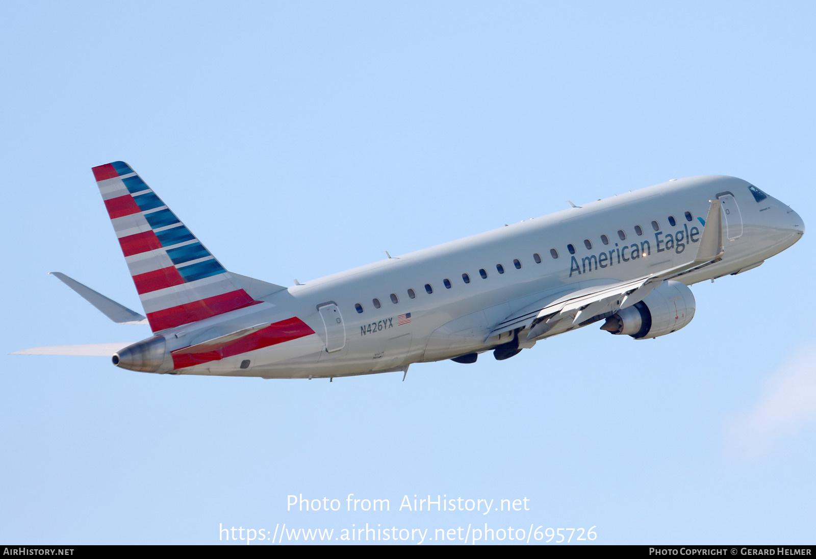 Aircraft Photo of N426YX | Embraer 175LR (ERJ-170-200LR) | American Eagle | AirHistory.net #695726