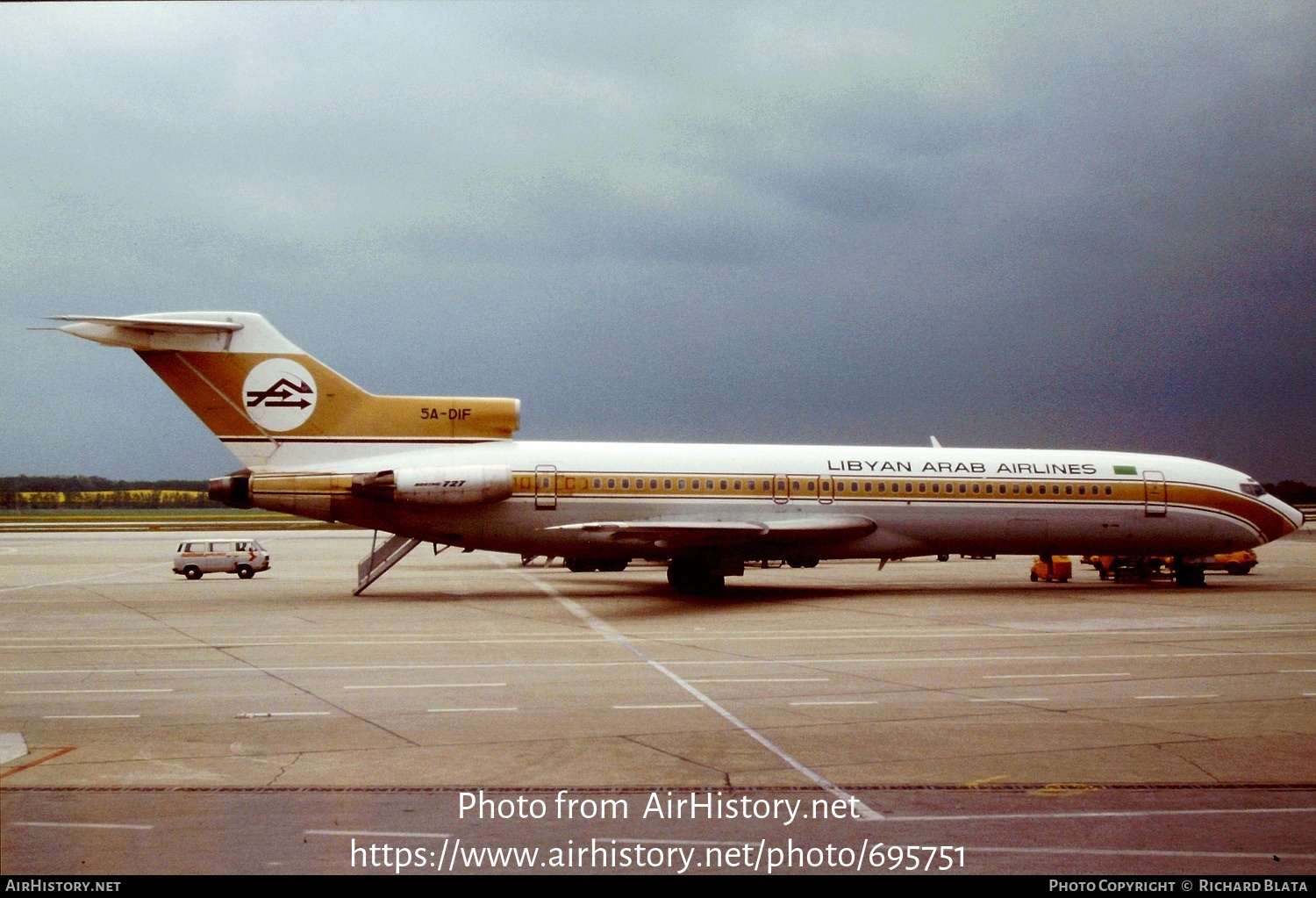 Aircraft Photo of 5A-DIF | Boeing 727-2L5/Adv | Libyan Arab Airlines | AirHistory.net #695751