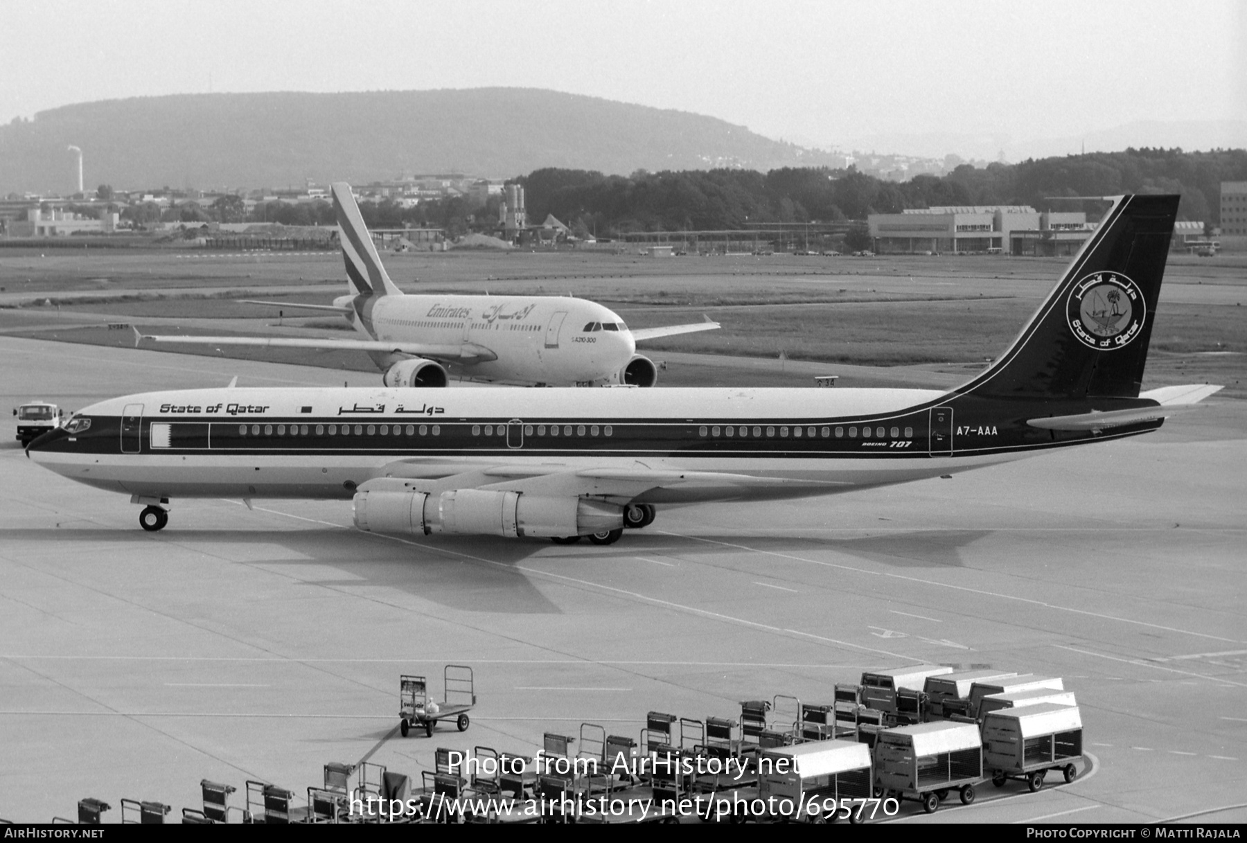 Aircraft Photo of A7-AAA | Boeing 707-3P1C | State of Qatar | AirHistory.net #695770