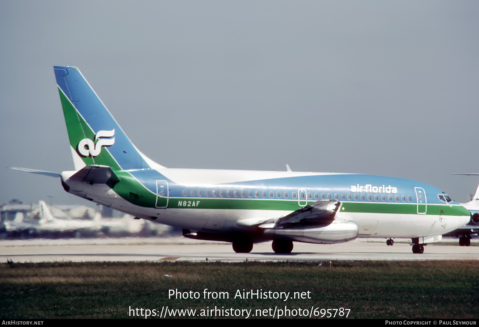 Aircraft Photo of N82AF | Boeing 737-2T4/Adv | Air Florida | AirHistory.net #695787