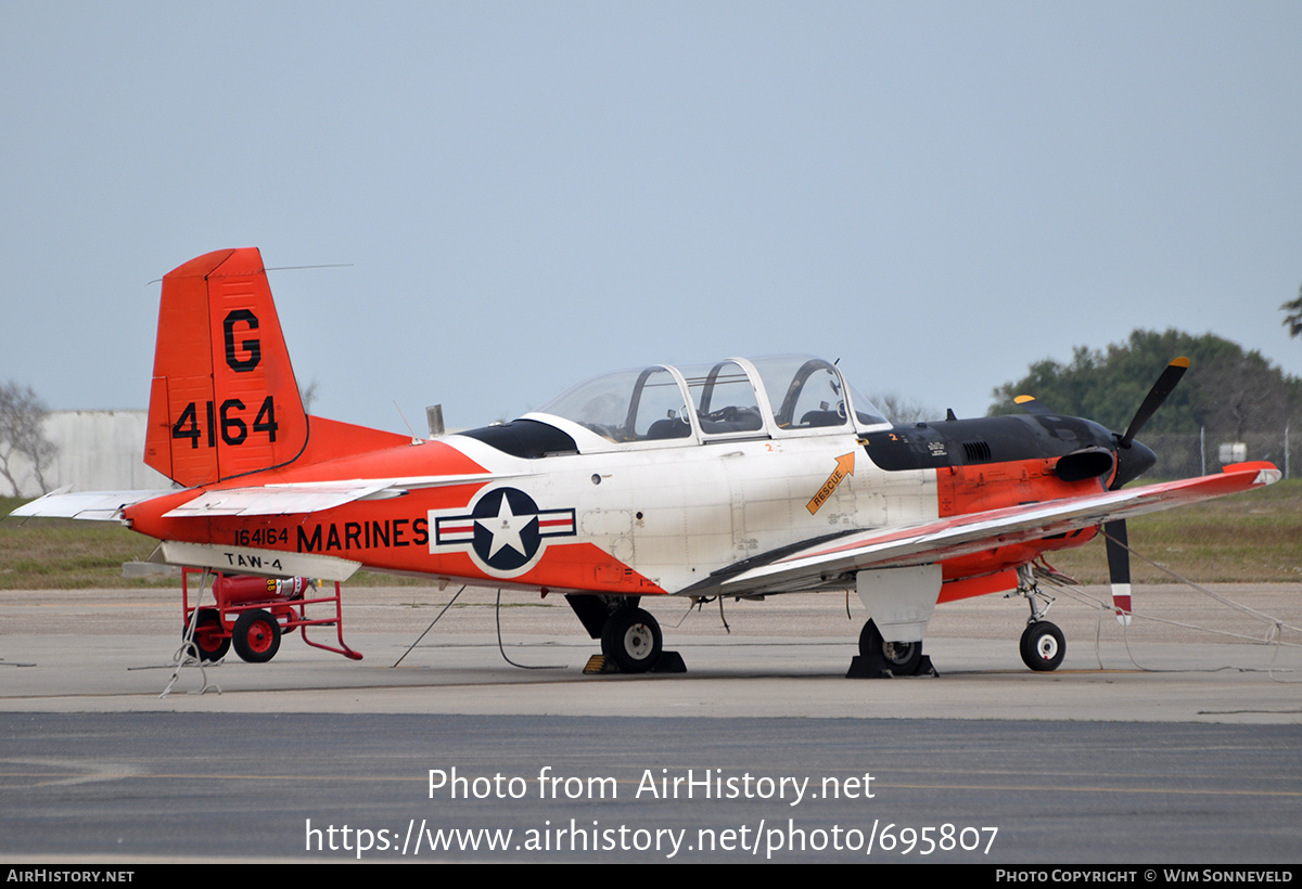 Aircraft Photo of 164164 | Beech T-34C Turbo Mentor | USA - Navy | AirHistory.net #695807