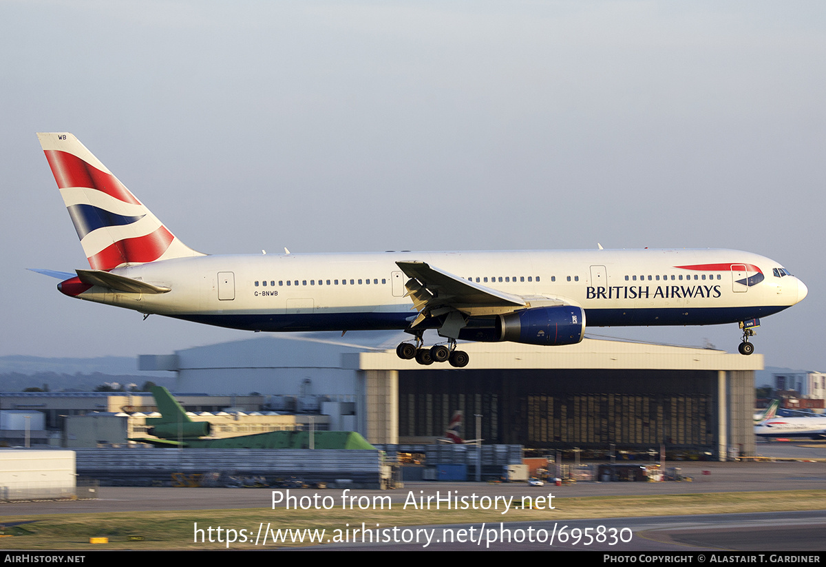 Aircraft Photo of G-BNWB | Boeing 767-336/ER | British Airways | AirHistory.net #695830