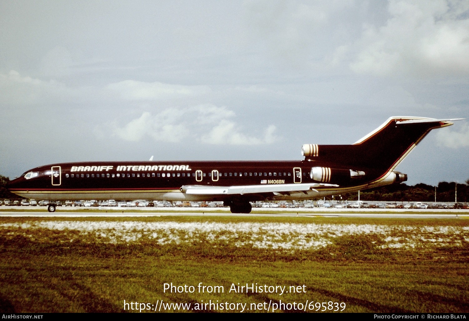 Aircraft Photo of N406BN | Boeing 727-291 | Braniff International Airlines | AirHistory.net #695839