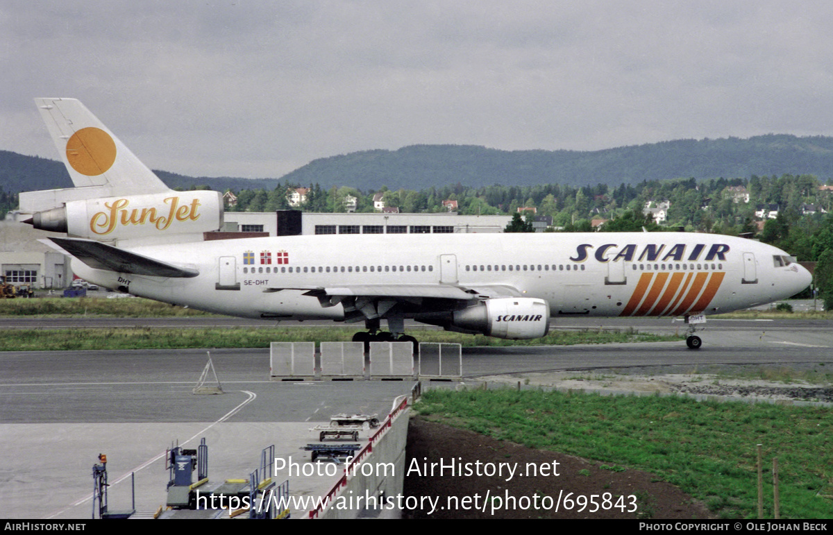 Aircraft Photo of SE-DHT | McDonnell Douglas DC-10-10 | Scanair | AirHistory.net #695843