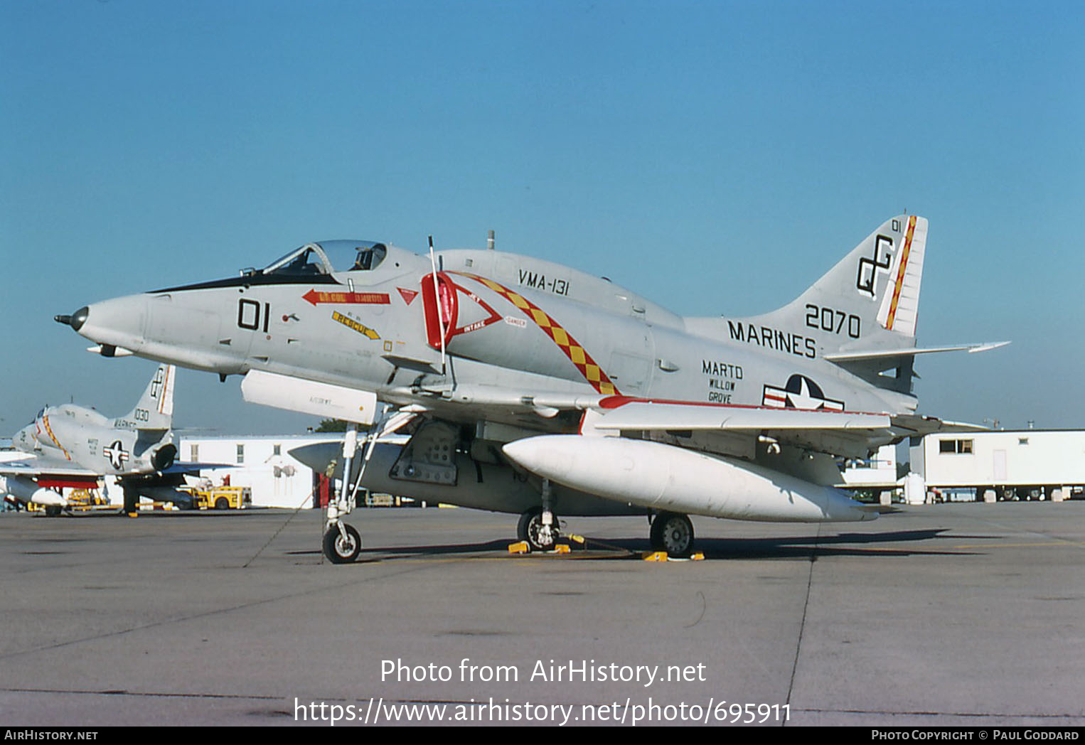 Aircraft Photo of 152070 / 2070 | Douglas A-4E Skyhawk (A4D-5) | USA - Marines | AirHistory.net #695911