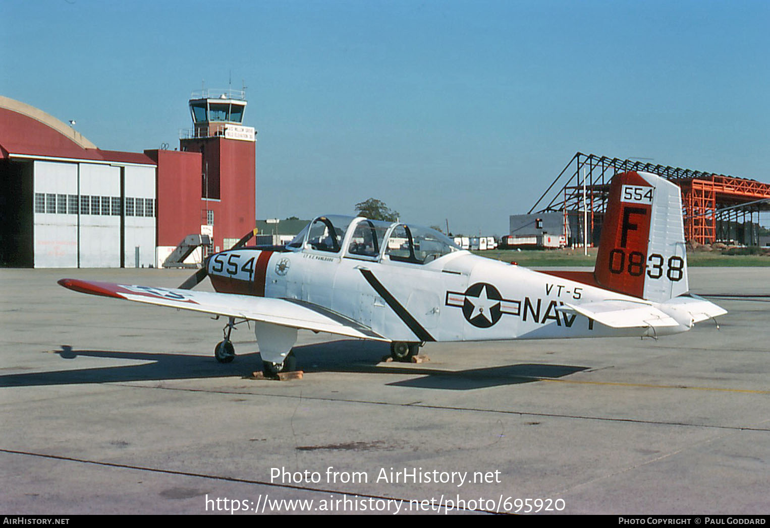 Aircraft Photo of 140838 / 0838 | Beech T-34B Mentor | USA - Navy | AirHistory.net #695920