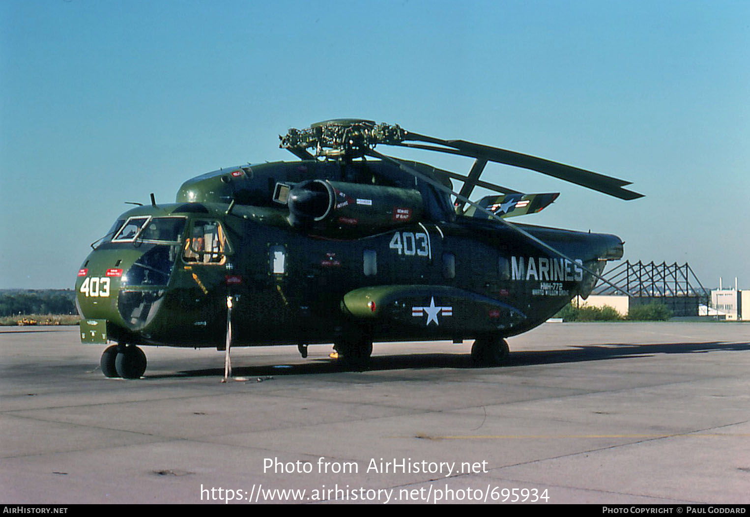 Aircraft Photo of 154884 | Sikorsky CH-53A Sea Stallion | USA - Marines | AirHistory.net #695934