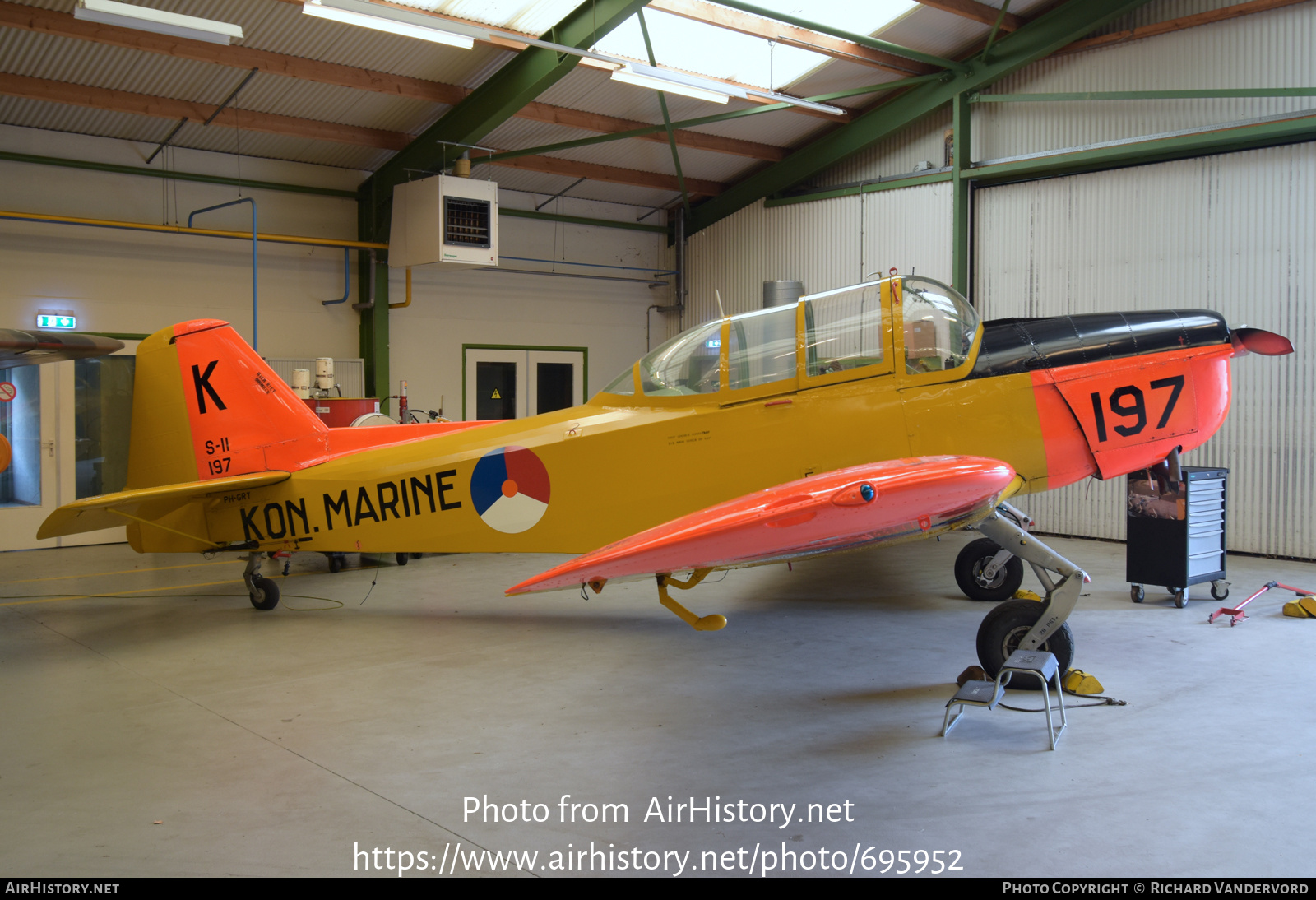 Aircraft Photo of PH-GRY / 197 | Fokker S.11-1 Instructor | Netherlands - Navy | AirHistory.net #695952