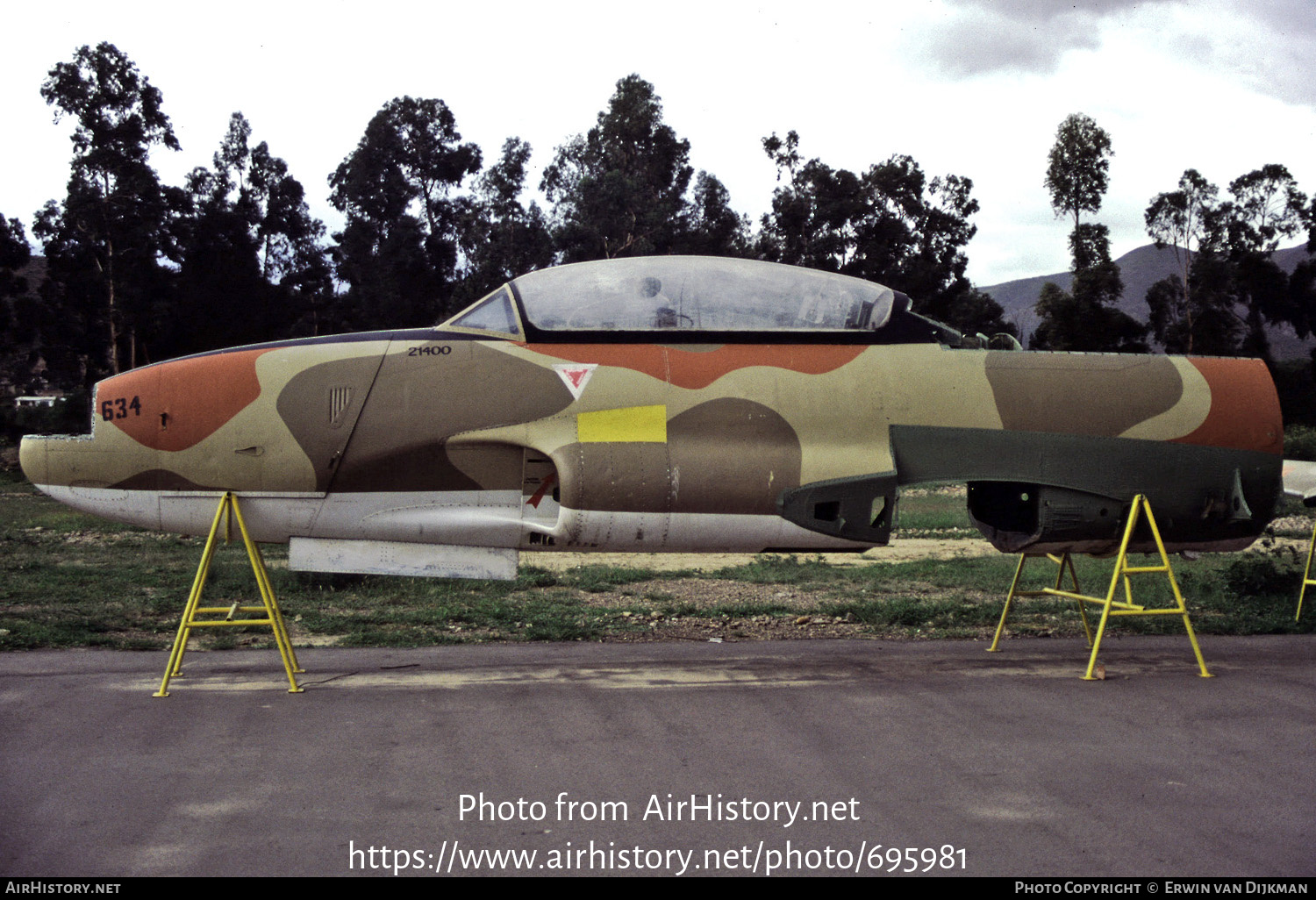 Aircraft Photo of FAB-634 | Canadair T-33AN Silver Star 3 | Bolivia - Air Force | AirHistory.net #695981