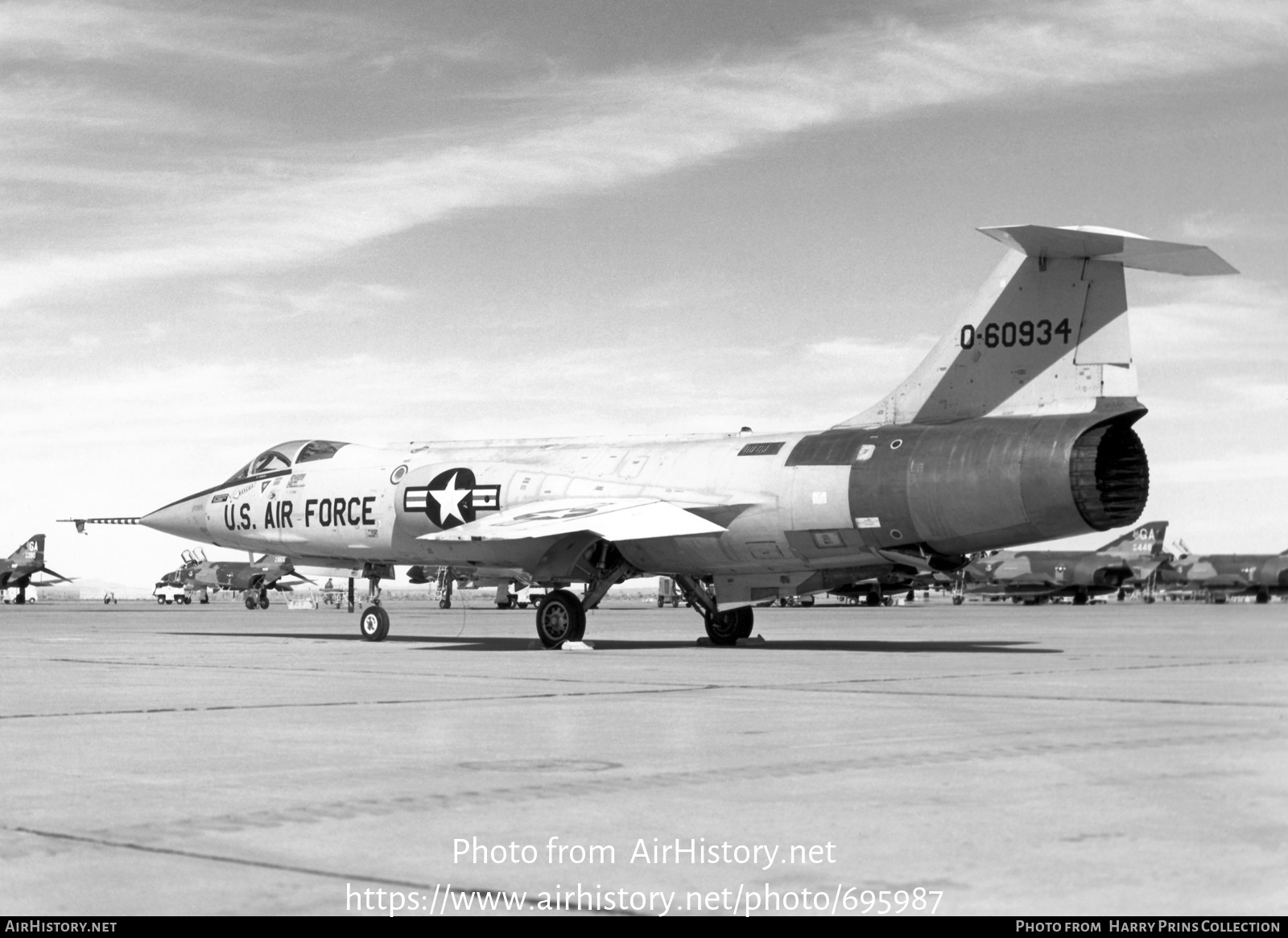 Aircraft Photo of 56-934 / 0-60934 | Lockheed F-104C Starfighter | USA - Air Force | AirHistory.net #695987