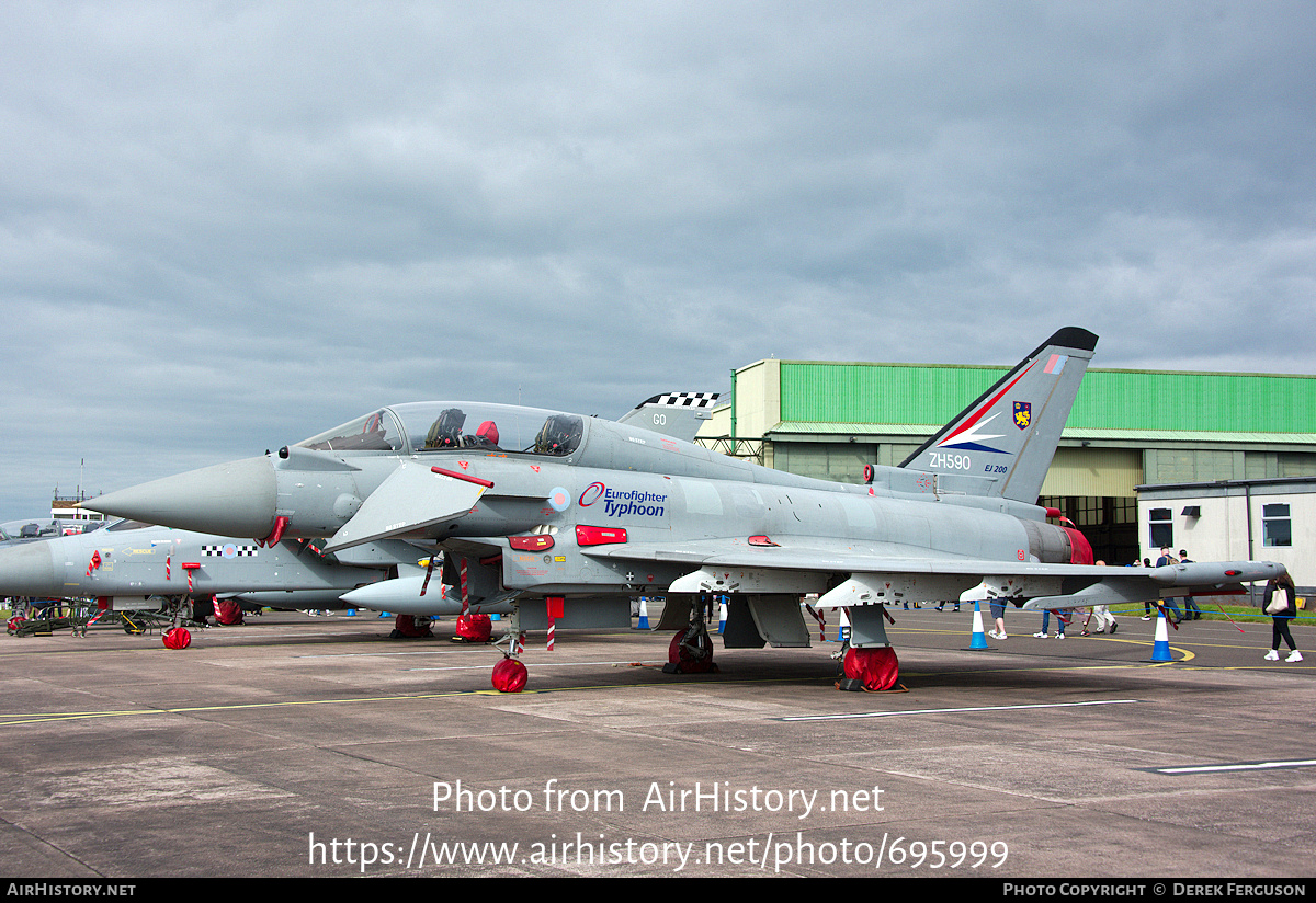 Aircraft Photo of ZH590 | Eurofighter EF-2000 Typhoon T1 | UK - Air Force | AirHistory.net #695999