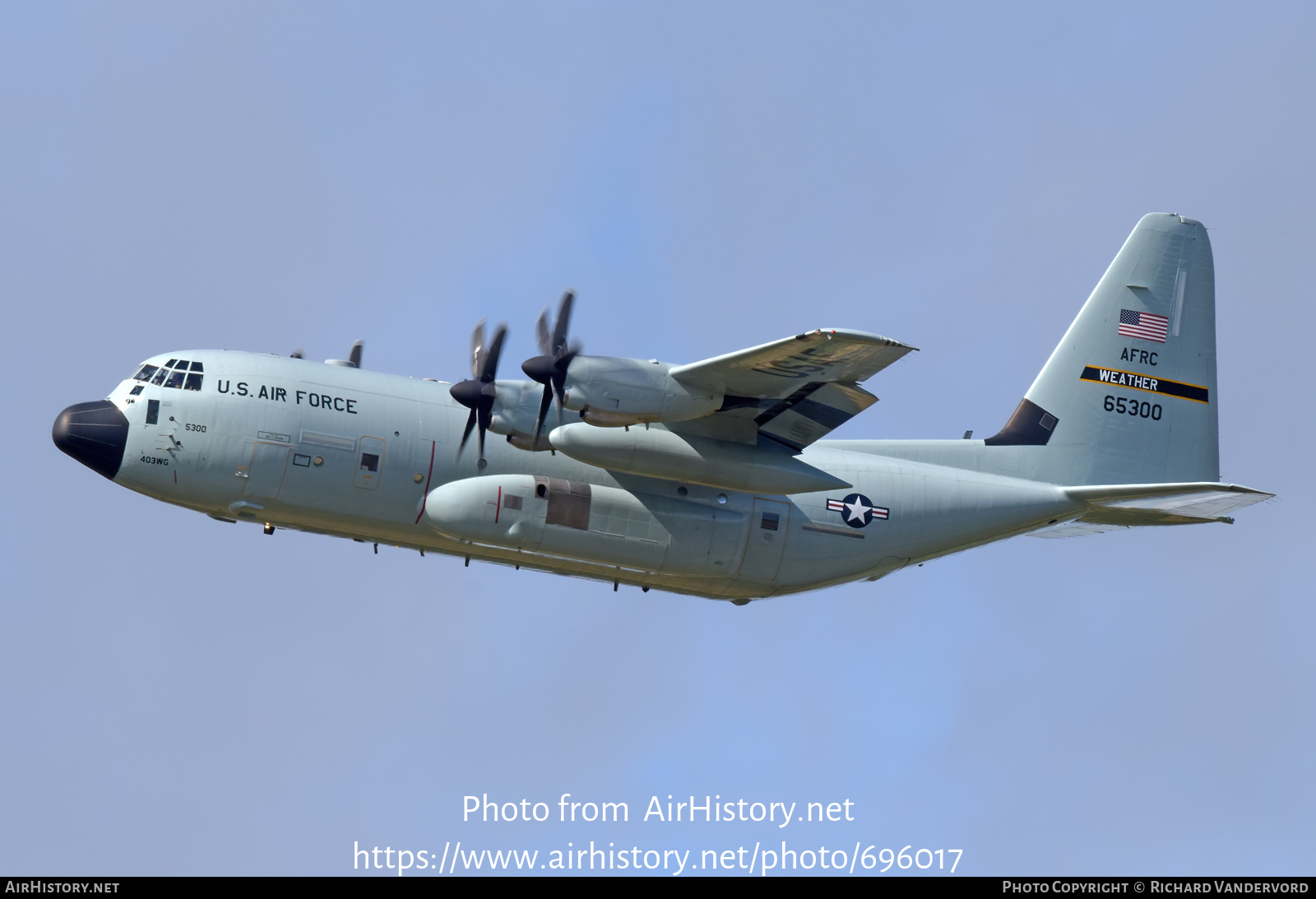 Aircraft Photo of 96-5300 / 65300 | Lockheed Martin WC-130J Hercules (L-382G) | USA - Air Force | AirHistory.net #696017