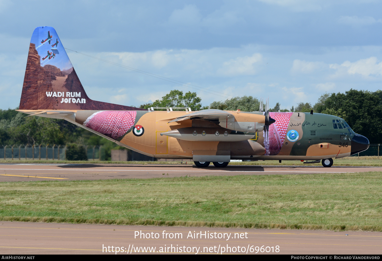 Aircraft Photo of 346 | Lockheed C-130H Hercules | Jordan - Air Force | AirHistory.net #696018