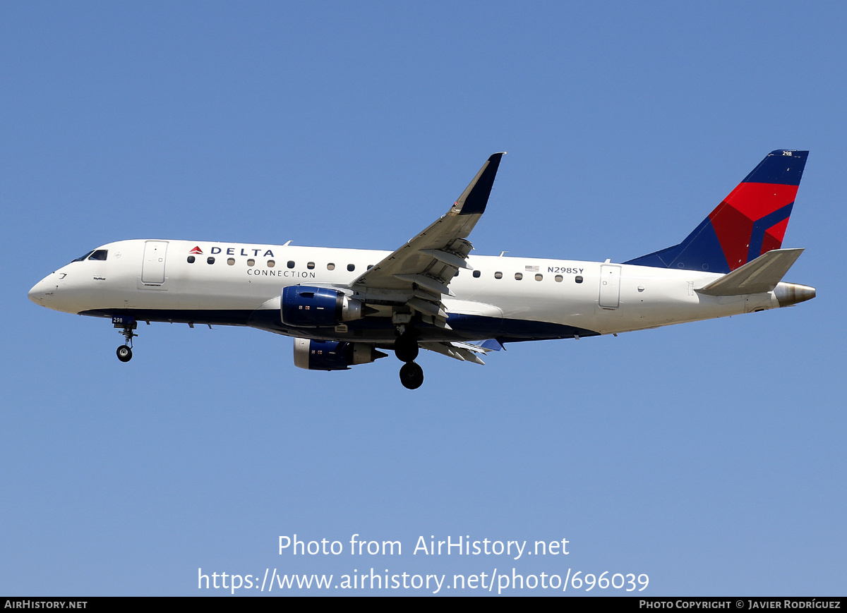 Aircraft Photo of N298SY | Embraer 175LL (ERJ-170-200LL) | Delta Connection | AirHistory.net #696039