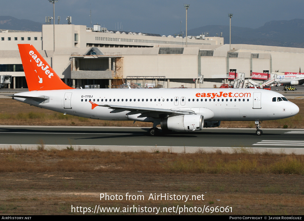 Aircraft Photo of G-TTOJ | Airbus A320-232 | EasyJet | AirHistory.net #696061