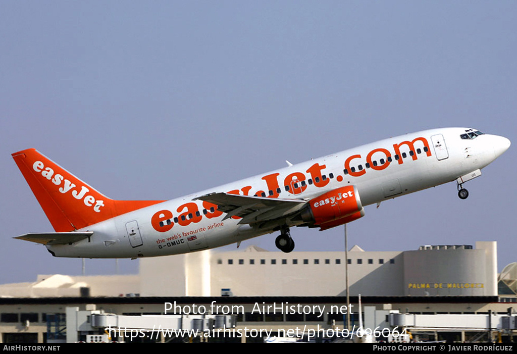 Aircraft Photo of G-OMUC | Boeing 737-36Q | EasyJet | AirHistory.net #696064