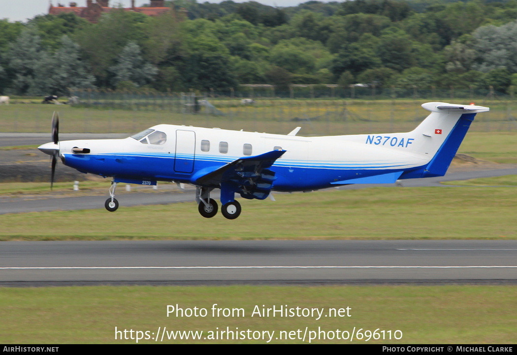 Aircraft Photo of N370AF | Pilatus PC-12 | AirHistory.net #696110