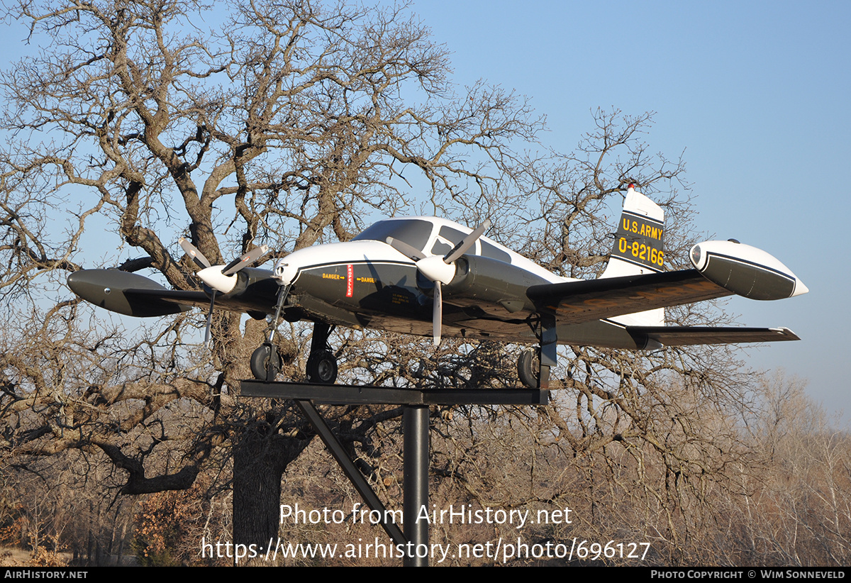 Aircraft Photo of 58-2166 / 0-82166 | Cessna U-3A Blue Canoe (310A/L-27A) | USA - Army | AirHistory.net #696127