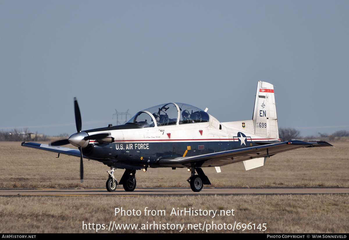 Aircraft Photo of 03-3699 / AF03-699 | Raytheon T-6A Texan II | USA - Air Force | AirHistory.net #696145