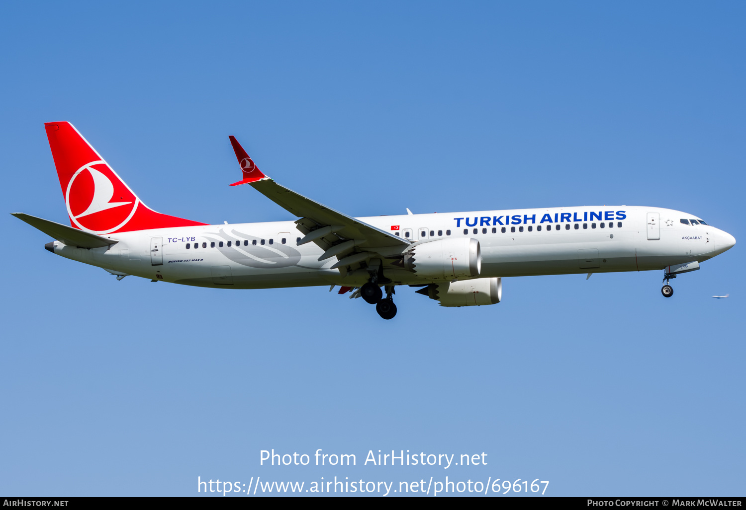 Aircraft Photo of TC-LYB | Boeing 737-9 Max 9 | Turkish Airlines | AirHistory.net #696167