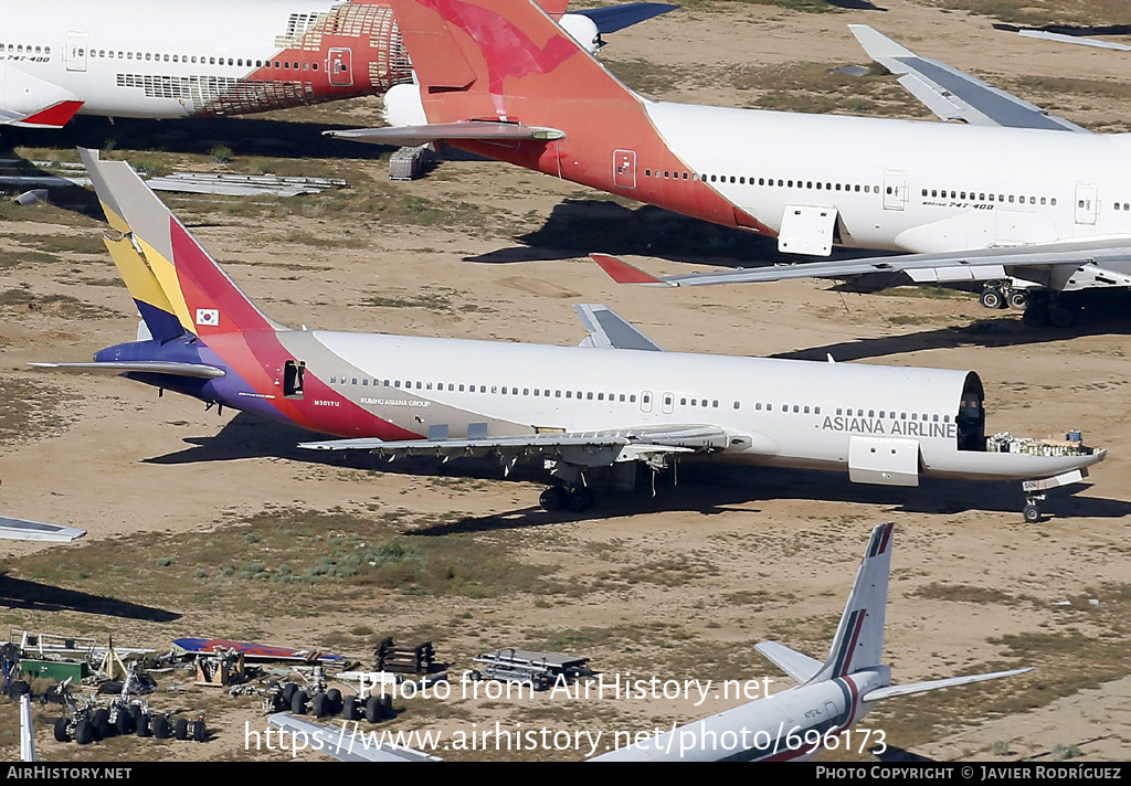 Aircraft Photo of N301TU | Boeing 767-38E | Asiana Airlines | AirHistory.net #696173