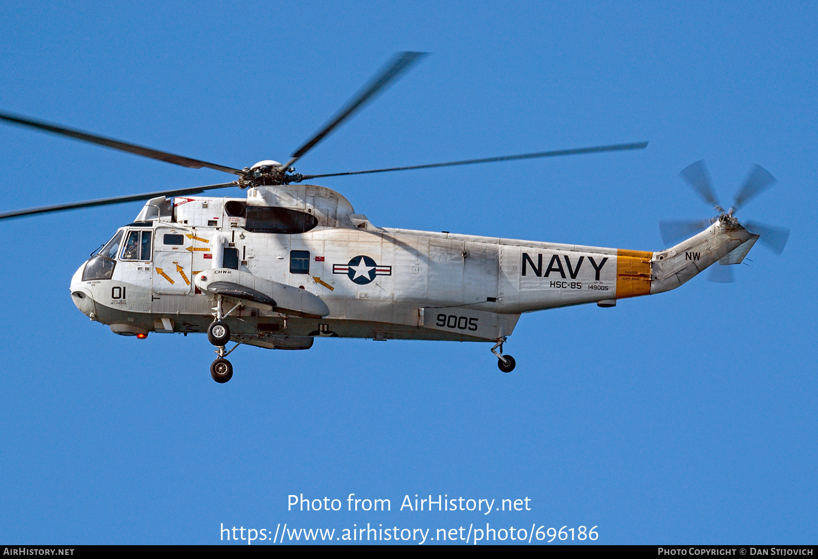 Aircraft Photo of 149005 / 9005 | Sikorsky SH-3H Sea King (S-61B) | USA - Navy | AirHistory.net #696186