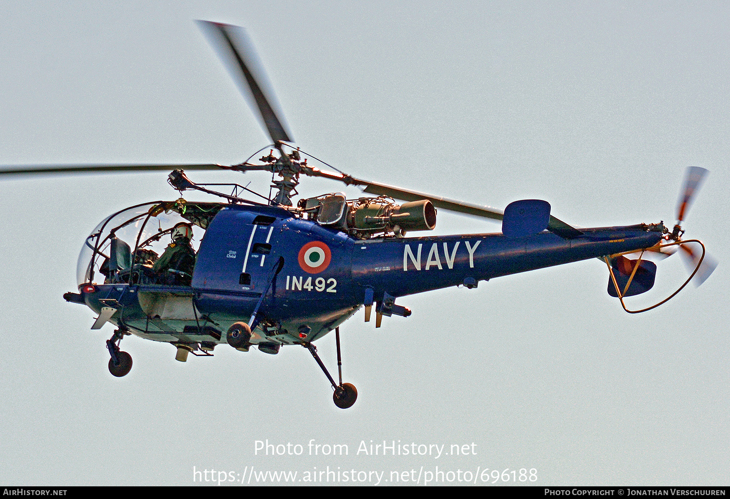 Aircraft Photo of IN492 | Hindustan SA-316B Chetak | India - Navy | AirHistory.net #696188