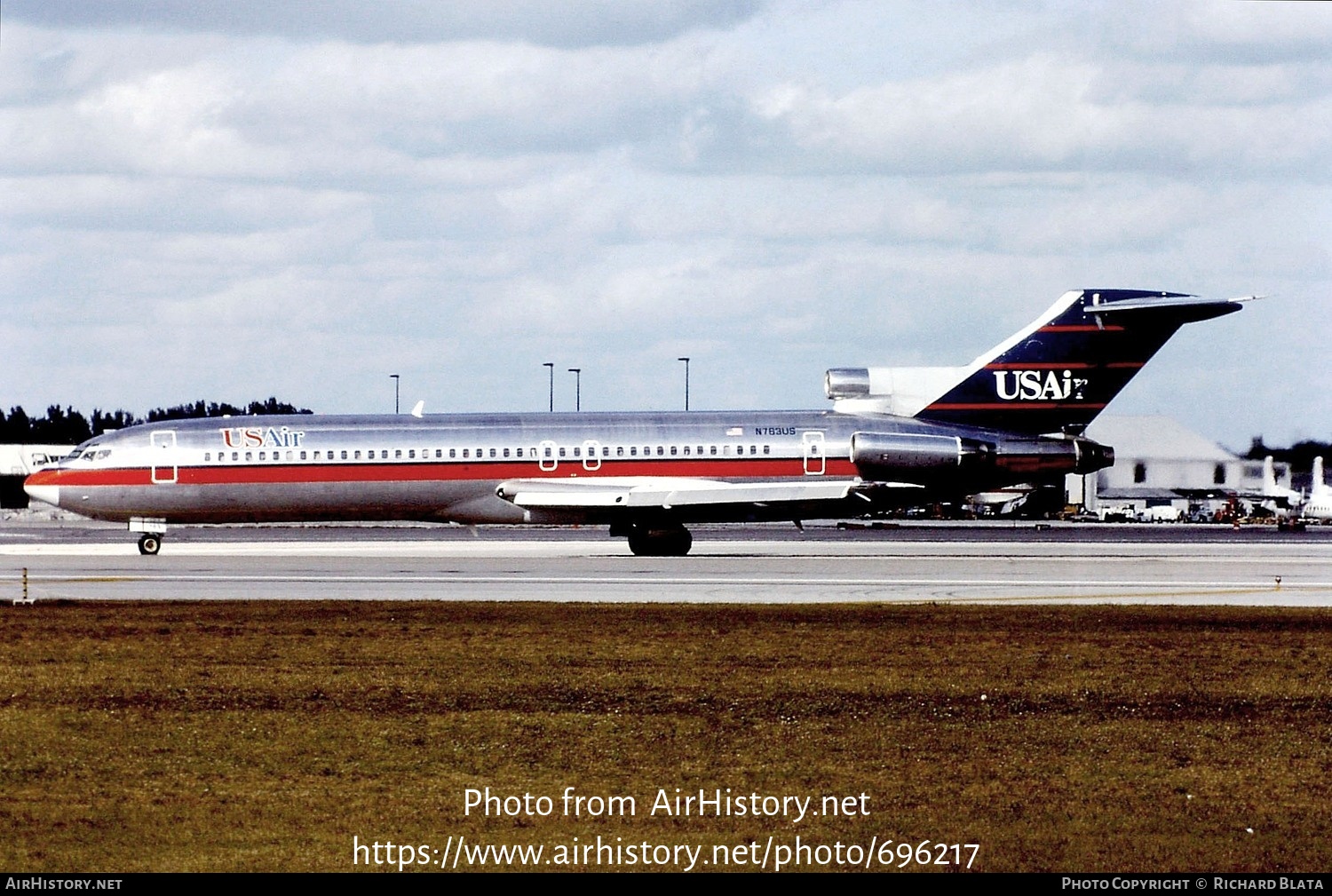 Aircraft Photo of N763US | Boeing 727-264/Adv | USAir | AirHistory.net #696217