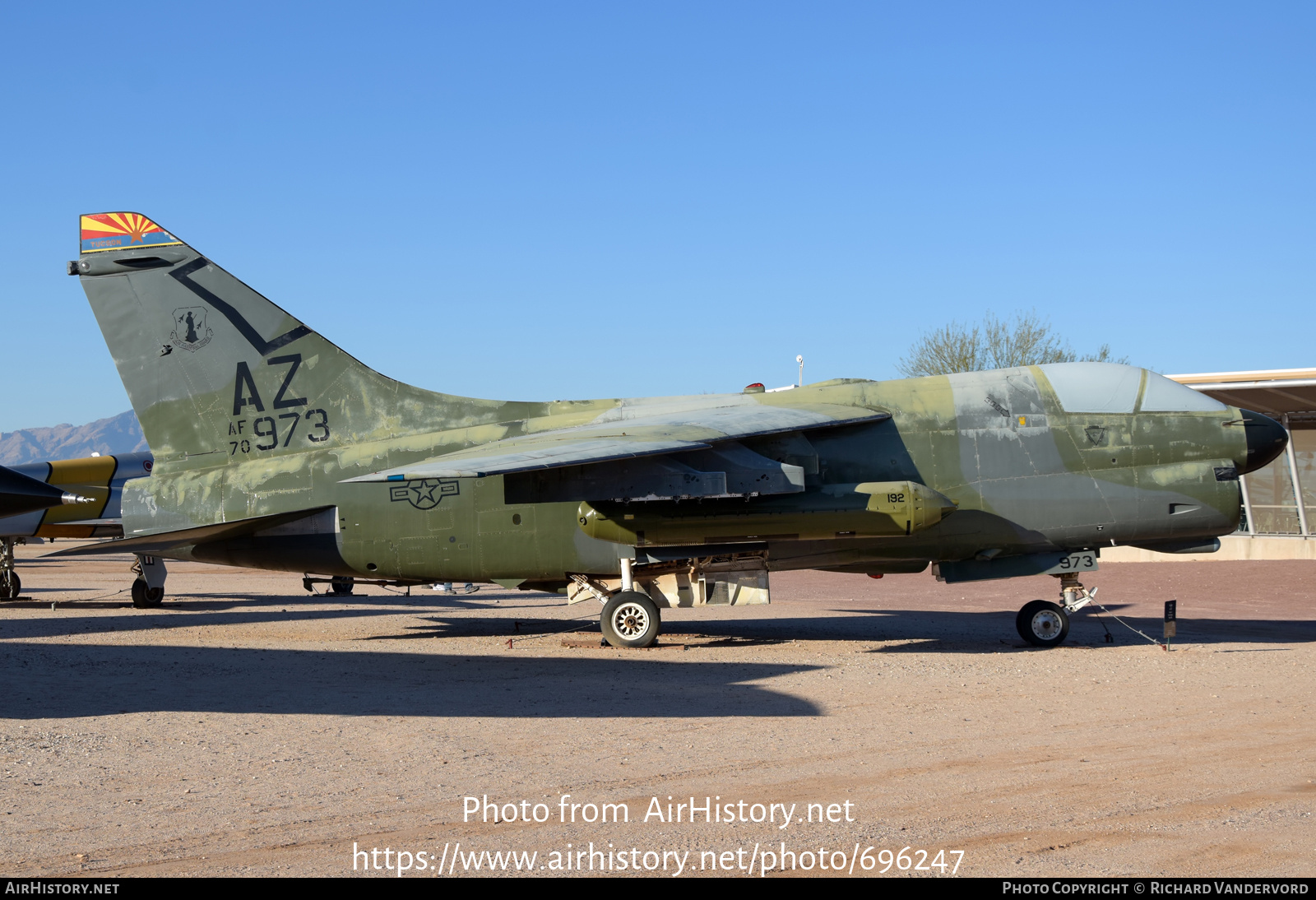 Aircraft Photo of 70-0973 / AF70-973 | LTV A-7D Corsair II | USA - Air Force | AirHistory.net #696247