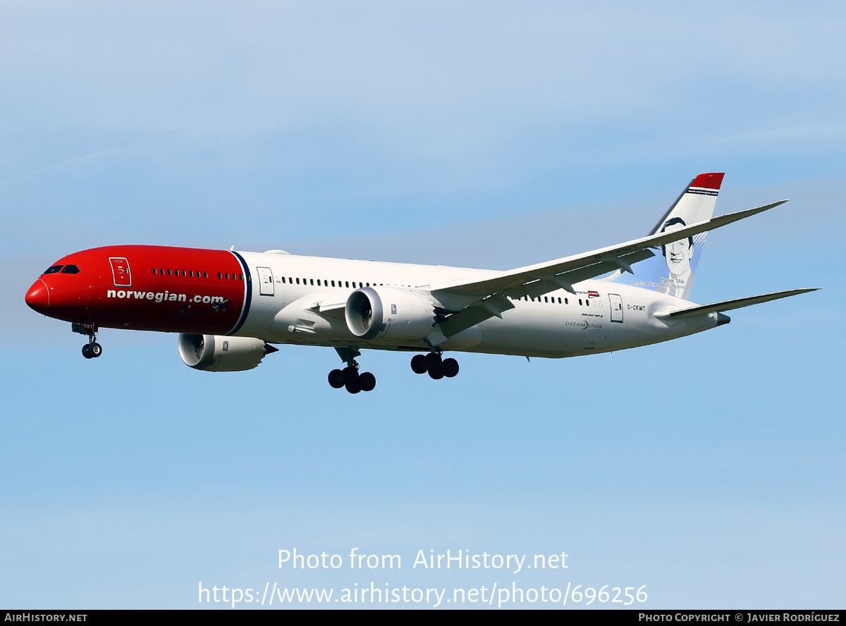 Aircraft Photo of G-CKWT | Boeing 787-9 Dreamliner | Norwegian | AirHistory.net #696256