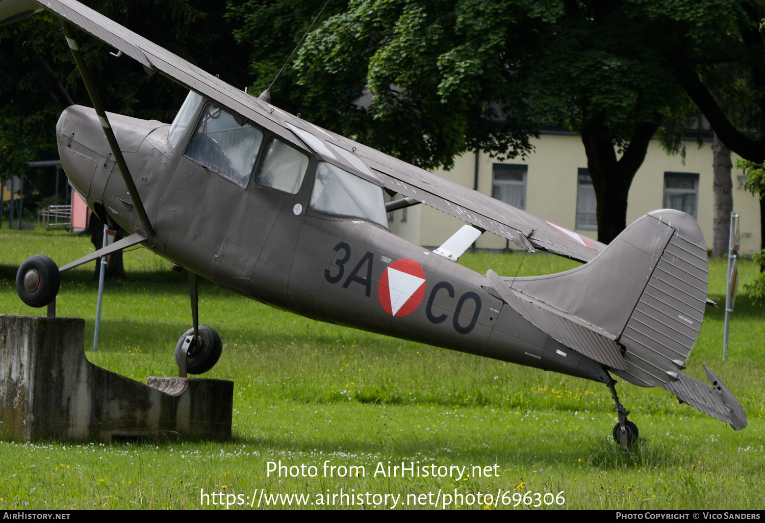 Aircraft Photo of 3A-CO | Cessna O-1E Bird Dog (305C/L-19E) | Austria ...