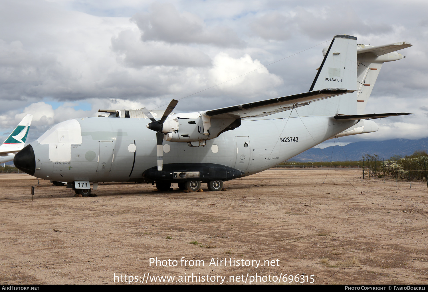 Aircraft Photo of N23743 / DOSAW C-1 | Alenia C-27A Spartan | DoS Air Wing - Department of State | AirHistory.net #696315