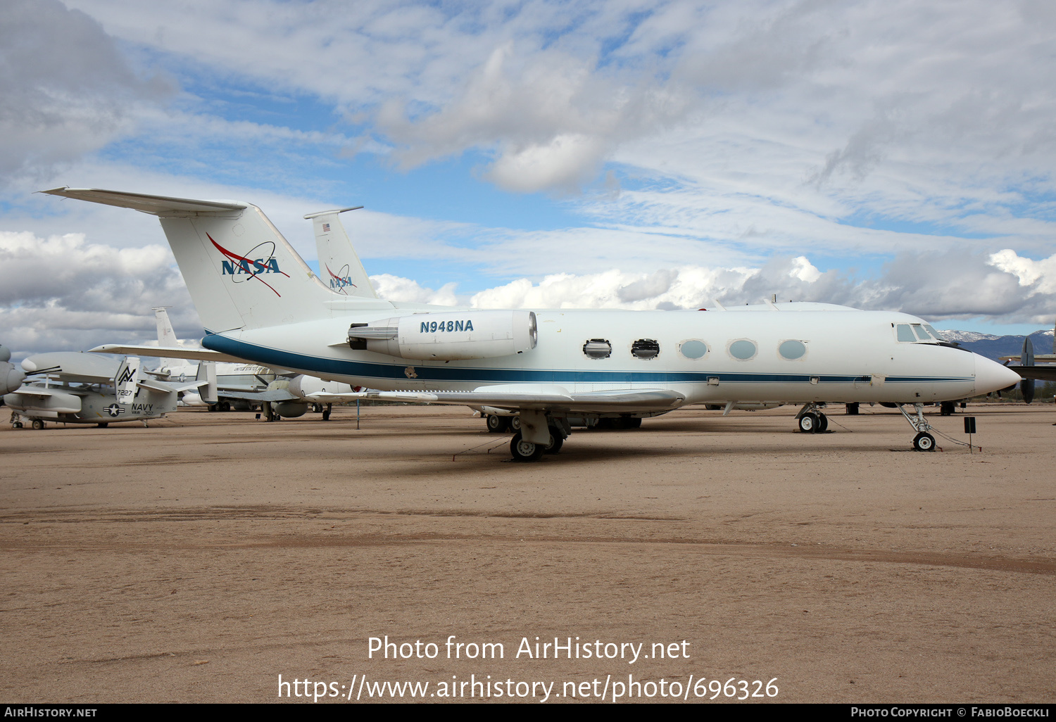 Aircraft Photo of N948NA | Grumman American G-1159 Gulfstream II | NASA - National Aeronautics and Space Administration | AirHistory.net #696326