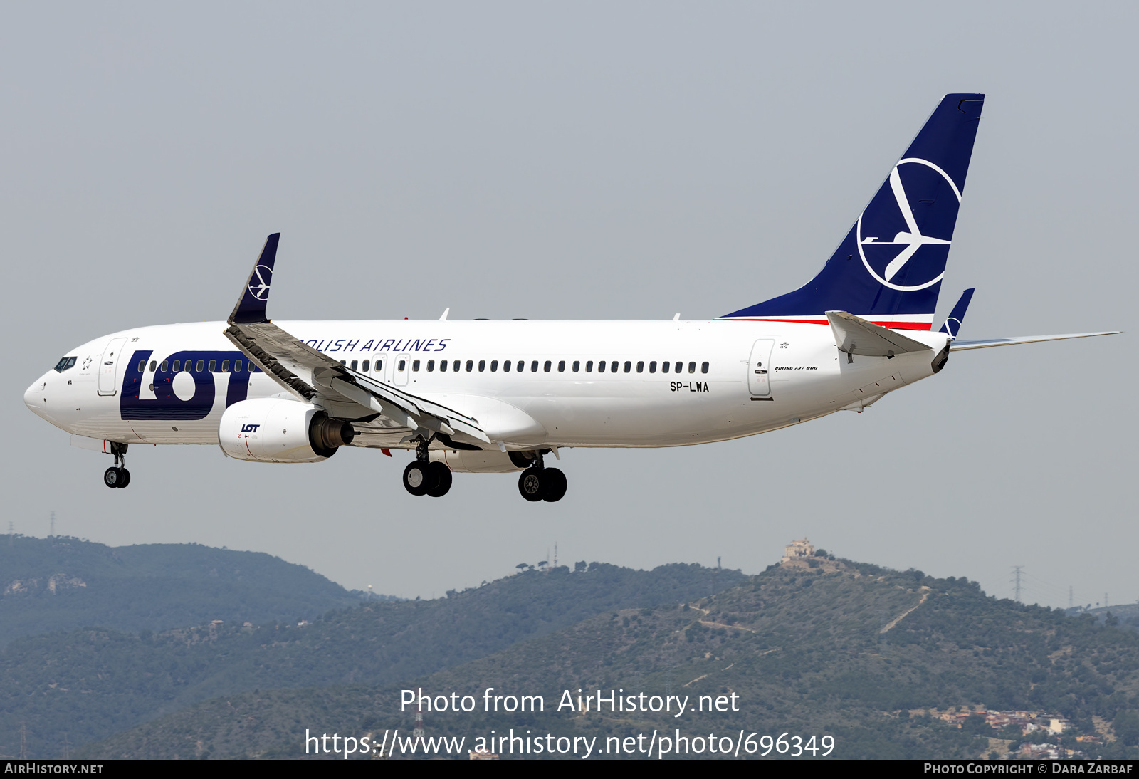 Aircraft Photo of SP-LWA | Boeing 737-89P | LOT Polish Airlines - Polskie Linie Lotnicze | AirHistory.net #696349