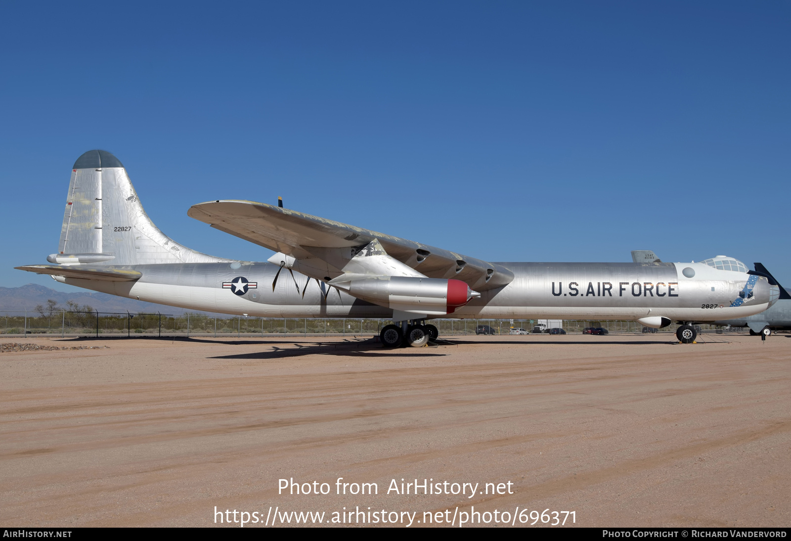 Aircraft Photo of 52-2827 / 22827 | Convair B-36J Peacemaker | USA - Air Force | AirHistory.net #696371