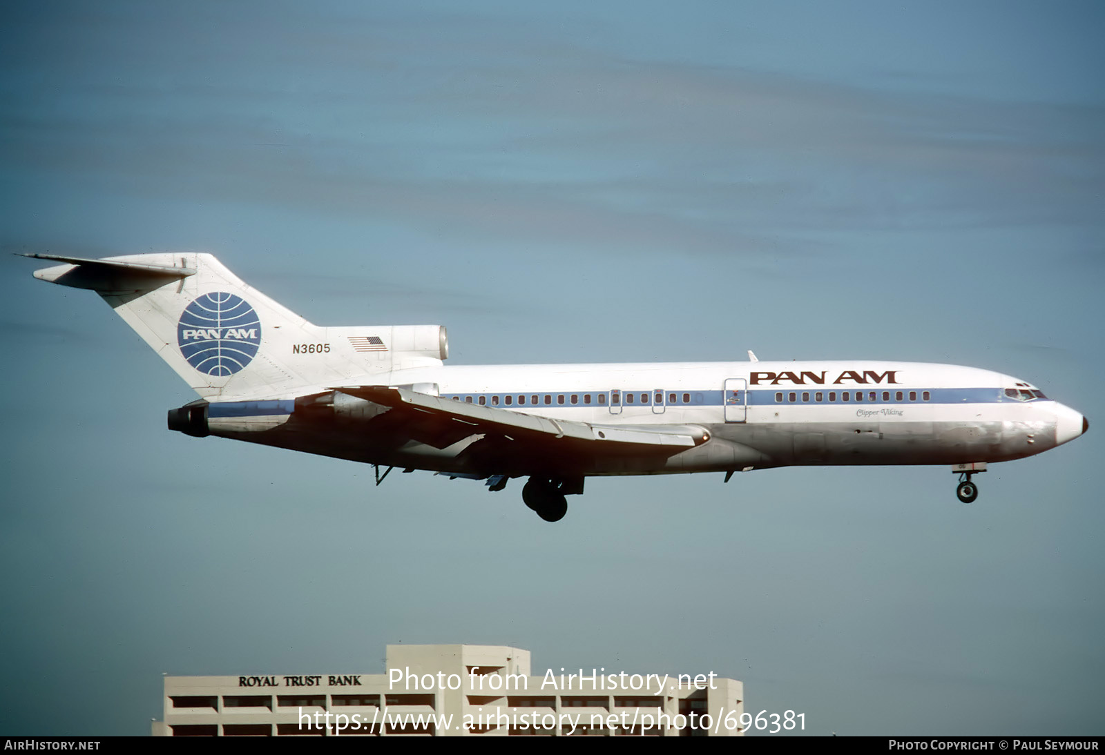 Aircraft Photo of N3605 | Boeing 727-51 | Pan American World Airways - Pan Am | AirHistory.net #696381