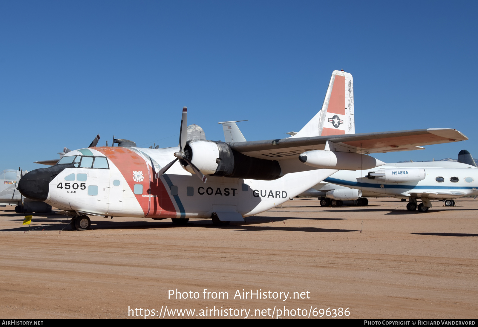 Aircraft Photo of 4505 | Fairchild C-123B Provider | USA - Coast Guard | AirHistory.net #696386